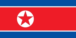 bandera corea del norte